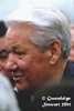 Boris Yeltsin Photographed in Harbin, China, in 
November 1997, Photographed by Gwendolyn Stewart c. 2011; All Rights Reserved