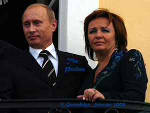 Photograph 
of Vladimir and Lyudmila Putin by Gwendolyn Stewart, c. 2009; All Rights Reserved