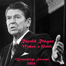 Photograph of RONALD REAGAN by GWENDOLYN STEWART �2014;
All Rights Reserved