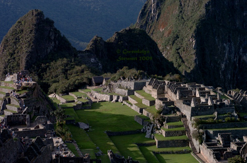 Machu Picchu Photographed by Gwendolyn
Stewart, c. 2013; All Rights Reserved